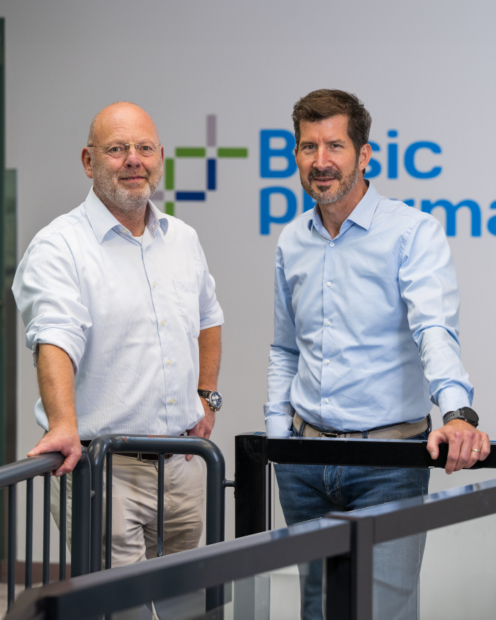 Basic Pharma Harry Relouw - General Manager en CFO - samen met Bob Kool, CEO