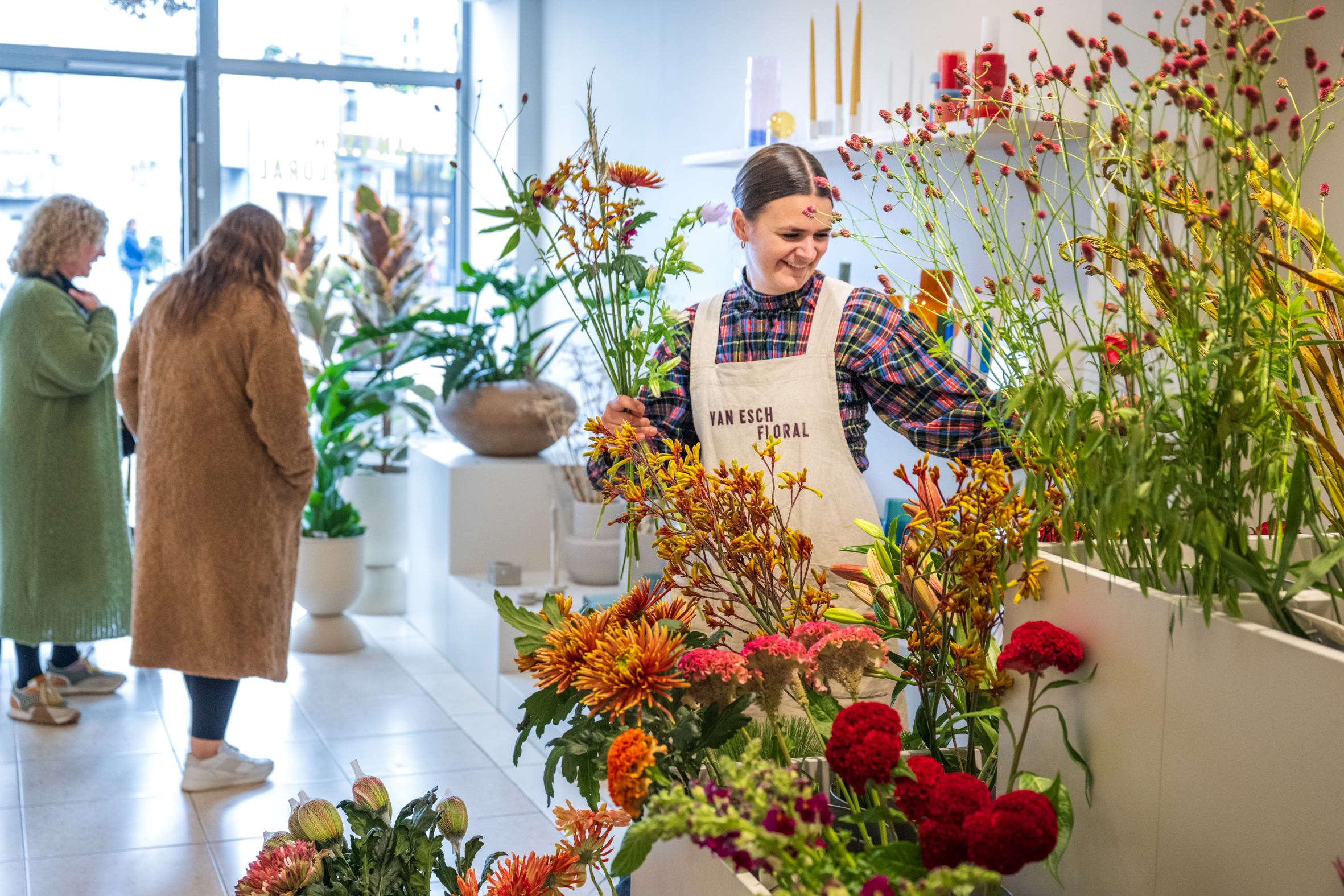 Van Esch Floral in de zaak