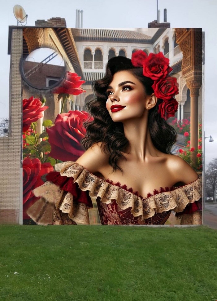 Afbeelding nieuwe mural in Sittard