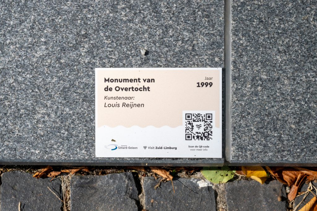 Afbeelding van QR code kunstwerk Monument van de Overtocht Born