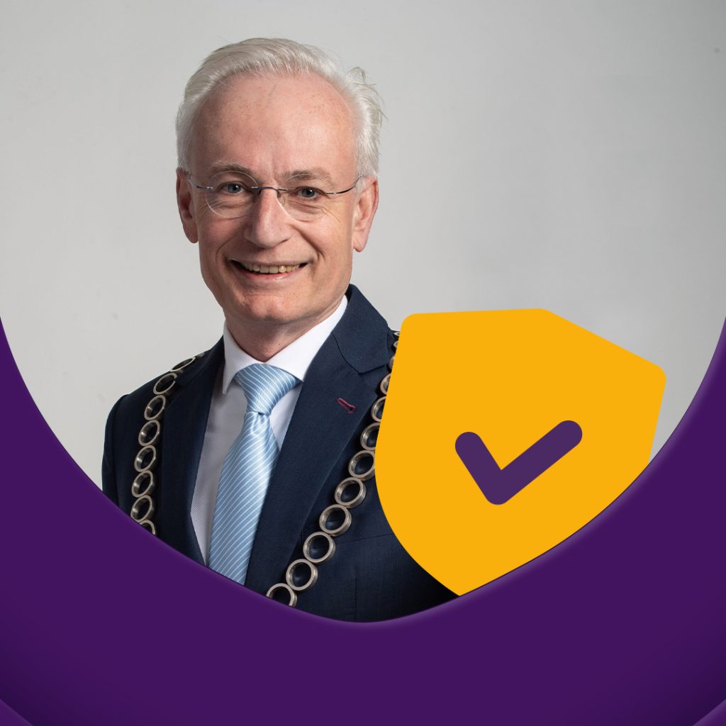 Afbeelding burgemeester Hans Verheijen blijf 72 uur veilig