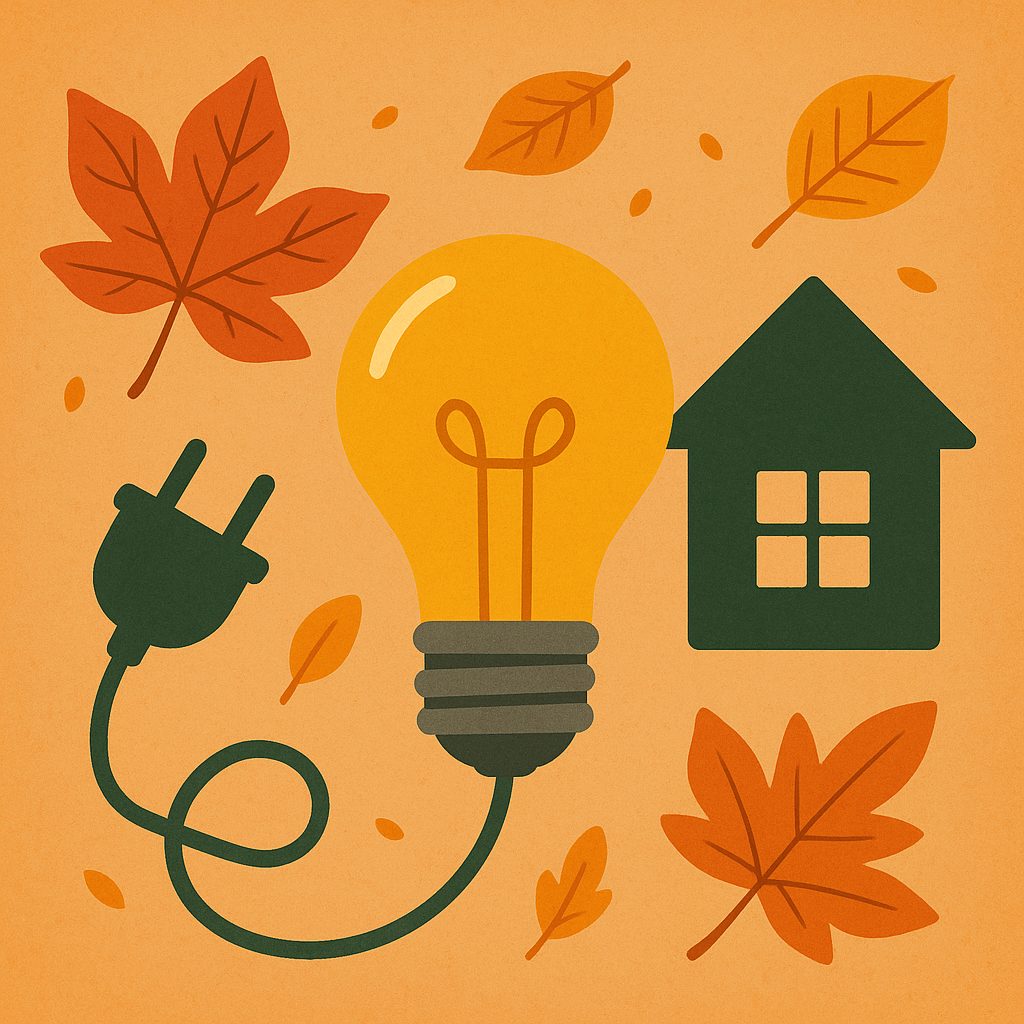 Afbeelding energiebesparen in de herfst