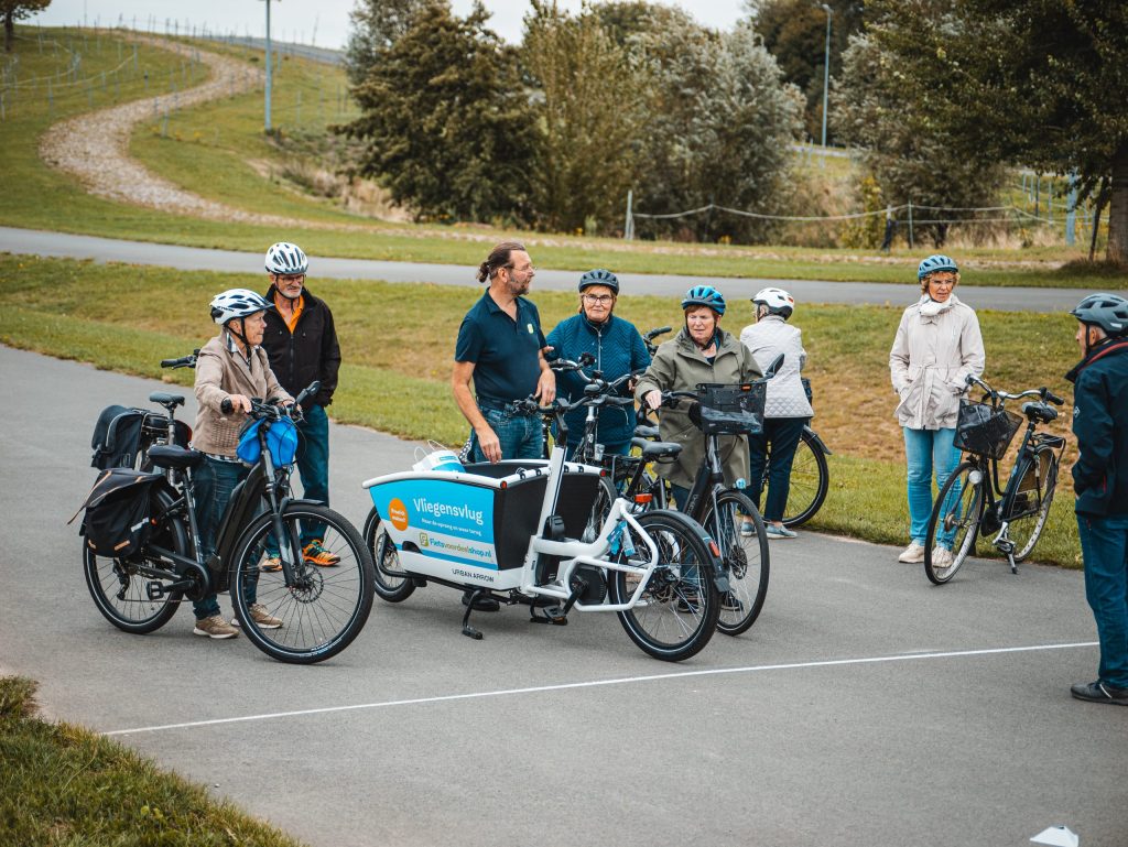 Foto van de fietscursus van VVN nr. 33