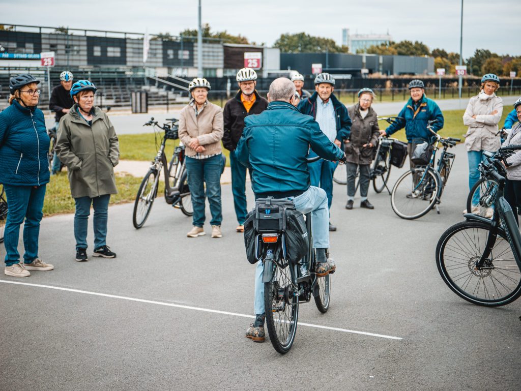 Foto van de fietscursus van VVN nr. 36