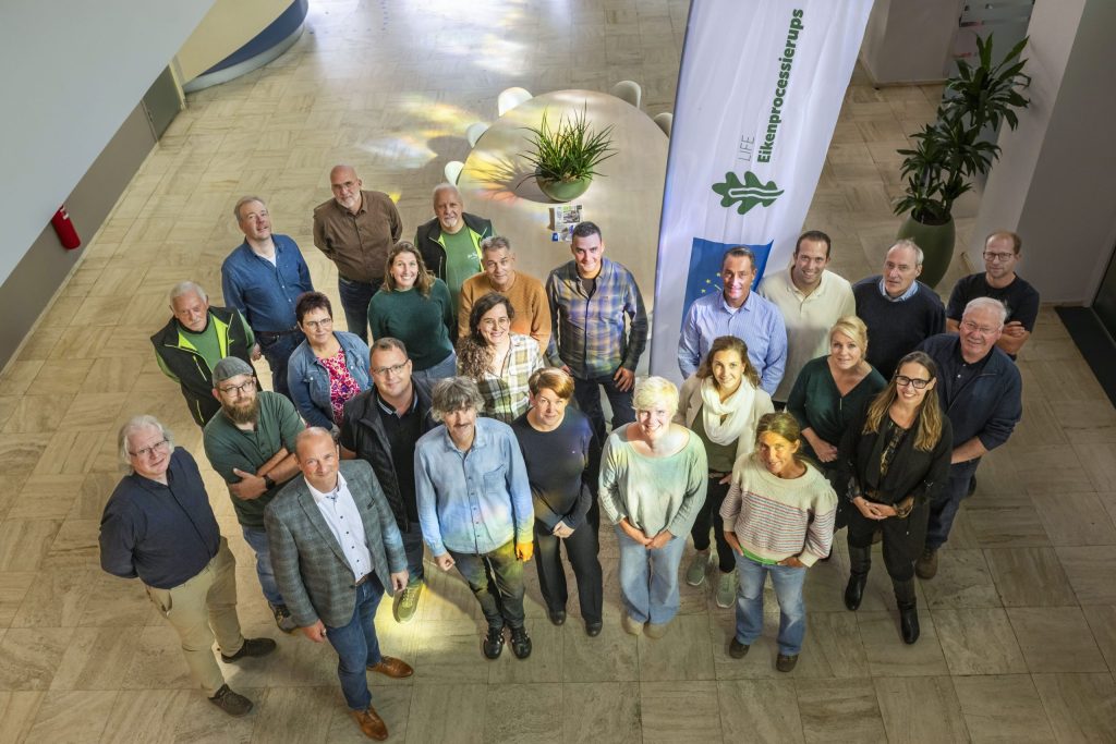 Groepsfoto delegatie LIFE project